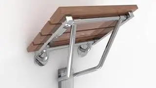 DreamLine Natural Teak Folding Shower Seat