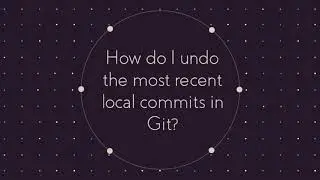 Git Basics: How to Undo Your Latest Local Commits