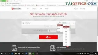Chuyển PDF sang ảnh bằng Convertio