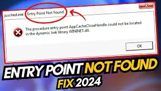 💥100% Fixed! Entry Point Not Found Dynamic Link Library [DLL] Error in Windows 11,10,8,7
