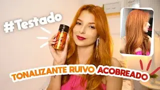 TONALIZANTE RUIVO ACOBREADO DA NIRAJ - Máscara Pigmentante Poder de Sedução
