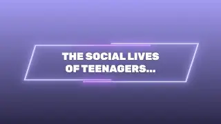 The Social Lives of Teenagers … Are a Lot Quieter Than They Used To Be