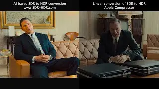SDR to HDR - AI HDR vs Apple Compressor HDR