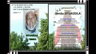 Diffusion en direct de SOBAMAK CONCEPT: Obsèques de Simao SITUAZOLA