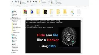 Hide any file in Windows using one command  #2024