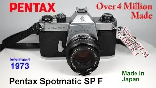 1973 Pentax Spotmatic SP F - 35mm Film Camera