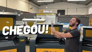 Chegou nossa própria máquina de corte a laser!