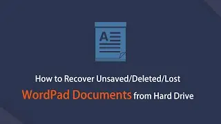 Recover WordPad Documents (from Hard Drive/ Computer) - 2022