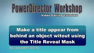 Make a title appear from behind an object without using the Title Reveal Mask