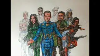 How to draw Marvel Studios: Eternals