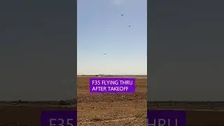 Cool Flying Thru After Takeoff #militaryplanes #f35lightning #fighterjetsounds #shorts
