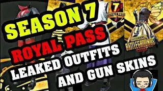 Season 7 Royal pass leaked Outfits and gunskins - PUBG mobile