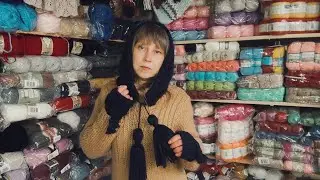 Шаль - капюшон и капюшон
