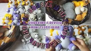 HAUL UNBOXING & REVIEW BONEKA BERUANG / BONEKA MINI TEDDY BEAR COCOK UNTUK KADO & BUKET BUAT DOI