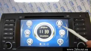 Штатная магнитола EasyGo S316 для BMW X5 (E53), E39, E38 - GPS навигация, USB/DVD