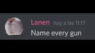 So you like guns? Name every gun