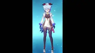 Ganyu's idle animation. Genshin Impact