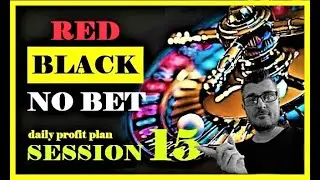 🔴 RED ⚫ BLACK NO BET Roulette Strategy | Best Roulette Strategy to WIN | Daily Profit Session 15