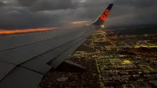 Early Morning Takeoff from Phoenix - Sun Country B737-800