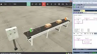 Factory IO Programı ile PLC Simülasyonu Mühürleme Devresi