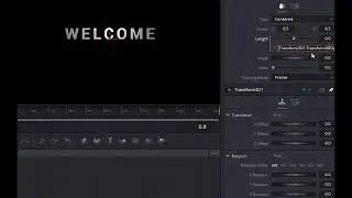 Davinci Resolve 15 /Fusion - cool spinning text transition (tutorial)
