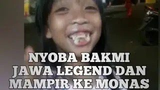 #bakmiejawa #bakmie #mie #kuliner Nyoba Bakmi Jawa H.Minto  dan jalan jalan ke Monas....
