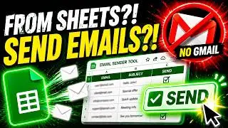 Send Emails from Google Sheets?! (No Gmail Needed)