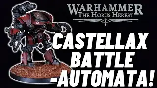 How to Paint Mechanicum Battle Group: Castellax Battle-automata for Horus Heresy (Super easy)