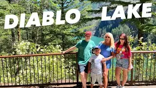 Diablo lake - Washington. Озеро Диабло, штат Вашингтон.