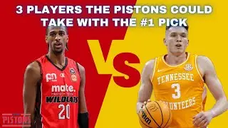 3 Players the Pistons could take with the #1 Pick in 2024 NBA Draft