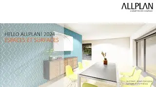 Hello Allplan! 2024 - Espaces et surfaces