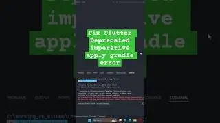 Are you struggling with Flutter deprecated imperative apply of gradle migration error? 
