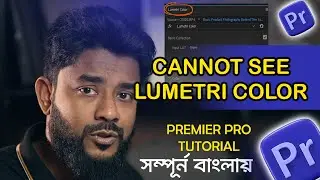 Missing !!! How To Show Lumetri Color Panel Premiere Pro 2024