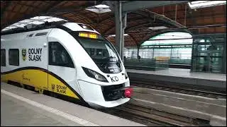 Os 69747 směr Milicz odjíždí ze stanice Wroclaw glowny 11.2.2022
