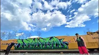 A relaxing adventure with Lesen and Capital Q! IG @lesensdk Train Graffiti Video Canada - SDK 2020