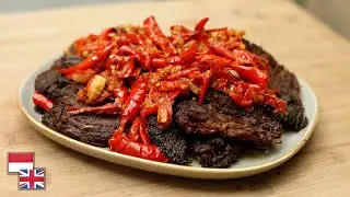 Resep DENDENG BATOKOK BALADO Dua Varian: Basah & Kering! [Menu IdulAdha]