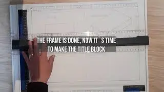Technical drawing, frame & title block