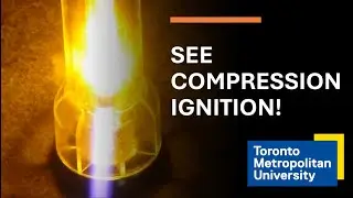 Compression Ignition Demonstration (in a transparent cylinder)