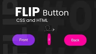 CSS 3D Flip Button | CSS Flip Effect | CSS Hover Animation