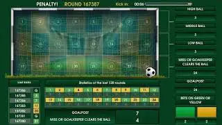 Penalty virtual football games InbetGames