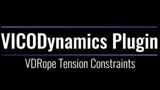 VICODynamics UE4 Tutorial: Tension Constraints Basics