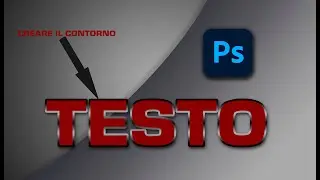 COME TRACCIARE UN  TESTO UN POCHI SECONDI CON PHOTOSHOP