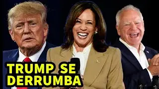 Trump HUMILLADO y con poca energia; Harris y Walz energizan segunda noche de convencion
