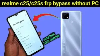 realme c25,c25s frp bypass || realme c25 hard reset frp bypass || realme c25 hard reset | hard reset