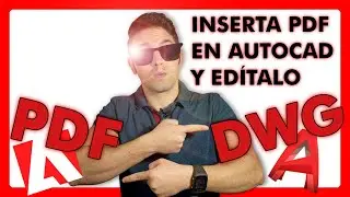 🚀 Cómo CONVERTIR un PDF a DWG con AutoCAD RÁPIDO y EDITARLO  [2024]