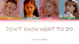 BLACKPINK (블랙핑크) - DON'T KNOW WHAT TO DO (Color Coded Lyrics Eng/Rom/Han/가사)