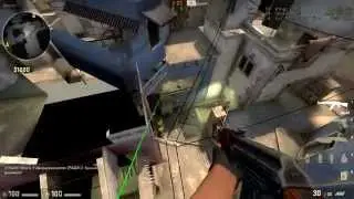 CS:GO de_mirage smoke window || дым в окно