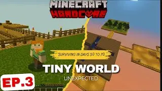 minecraft Powerful XP Farm in a Tiny World: 60 Days | mods 1.20.1 | minecraft mods 100 days