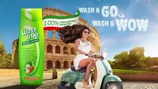 Wash&Go 100% итальянское качество, видеоролик для рекламы.