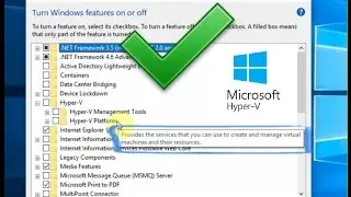 How to install Hyper V on Windows 10